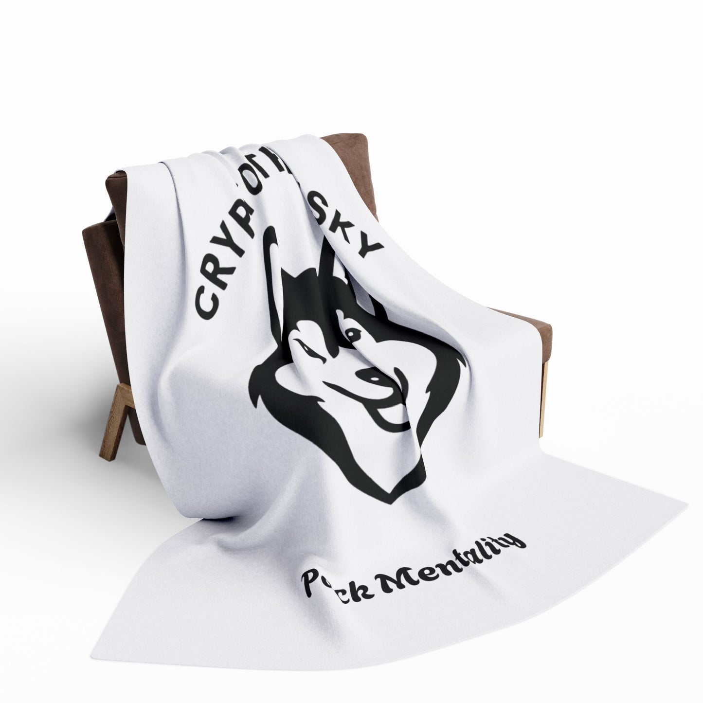 Crypto The Husky Fleece Blanket - Pack Mentality Cozy Throw for Dog Lovers