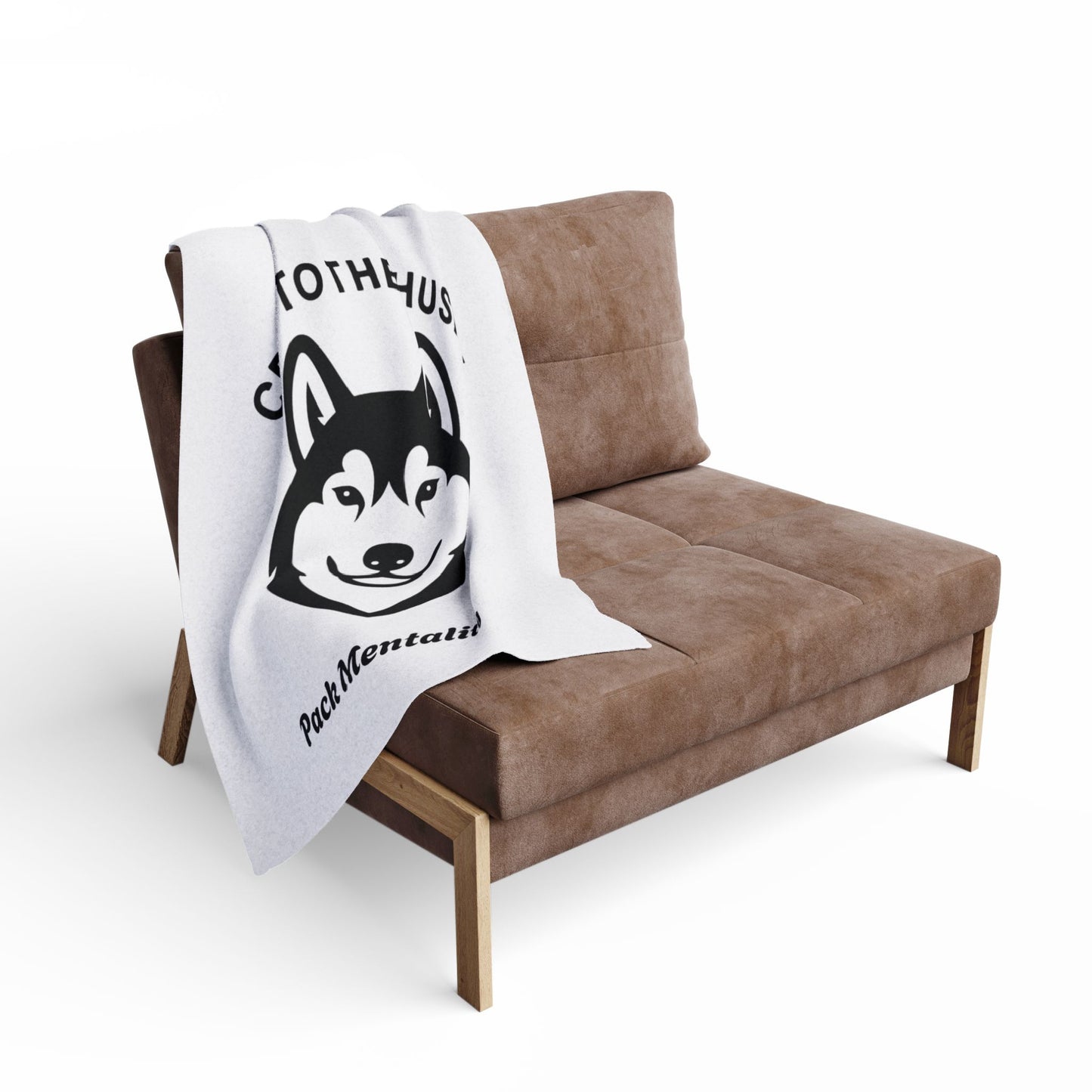Crypto The Husky Fleece Blanket - Pack Mentality Cozy Throw for Dog Lovers