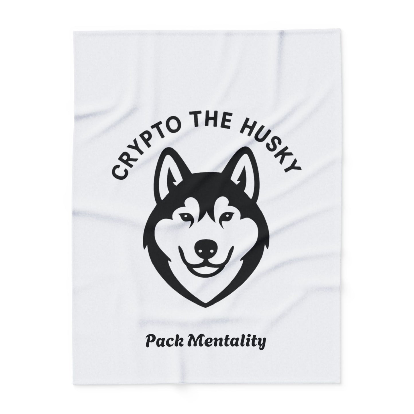 Crypto The Husky Fleece Blanket - Pack Mentality Cozy Throw for Dog Lovers