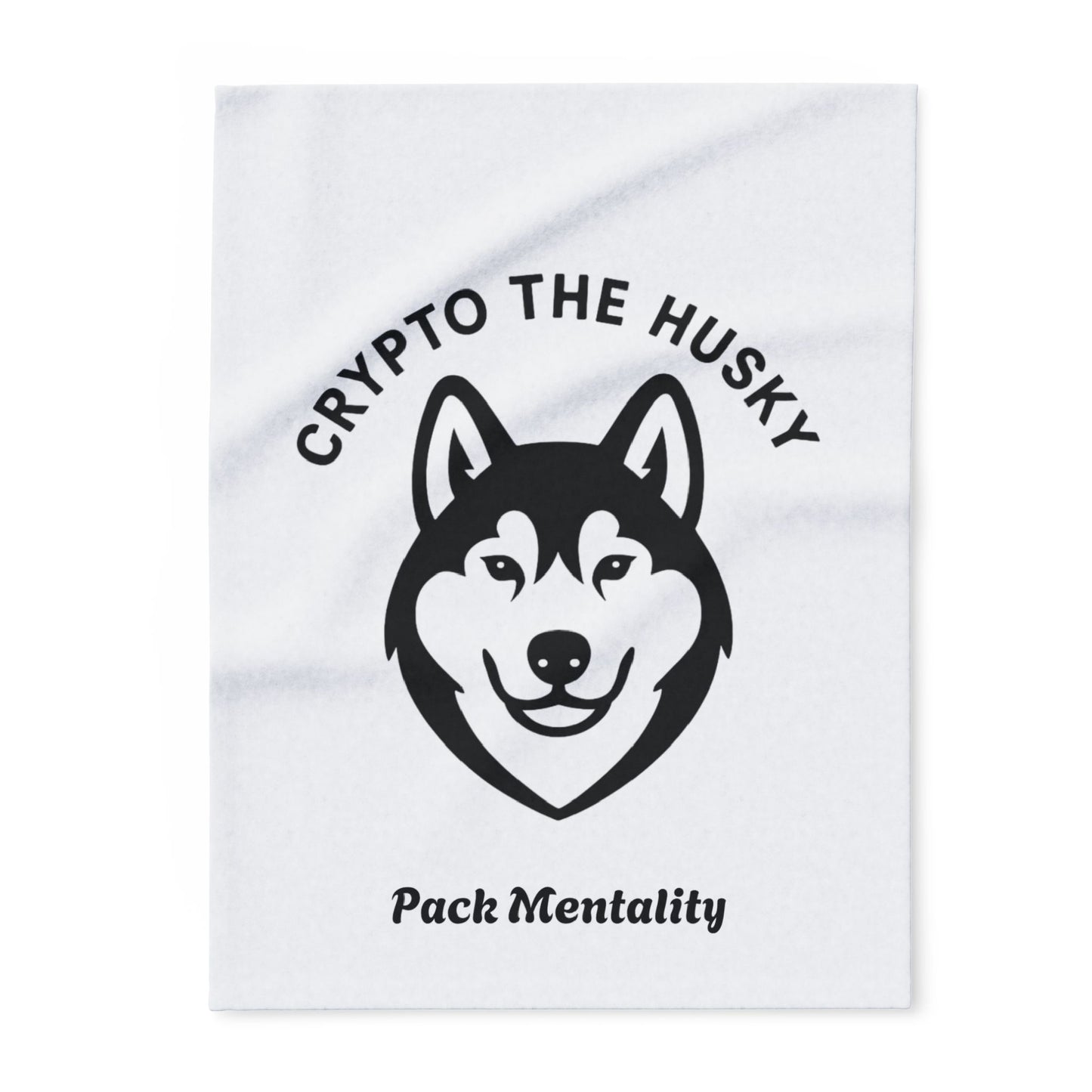 Crypto The Husky Fleece Blanket - Pack Mentality Cozy Throw for Dog Lovers