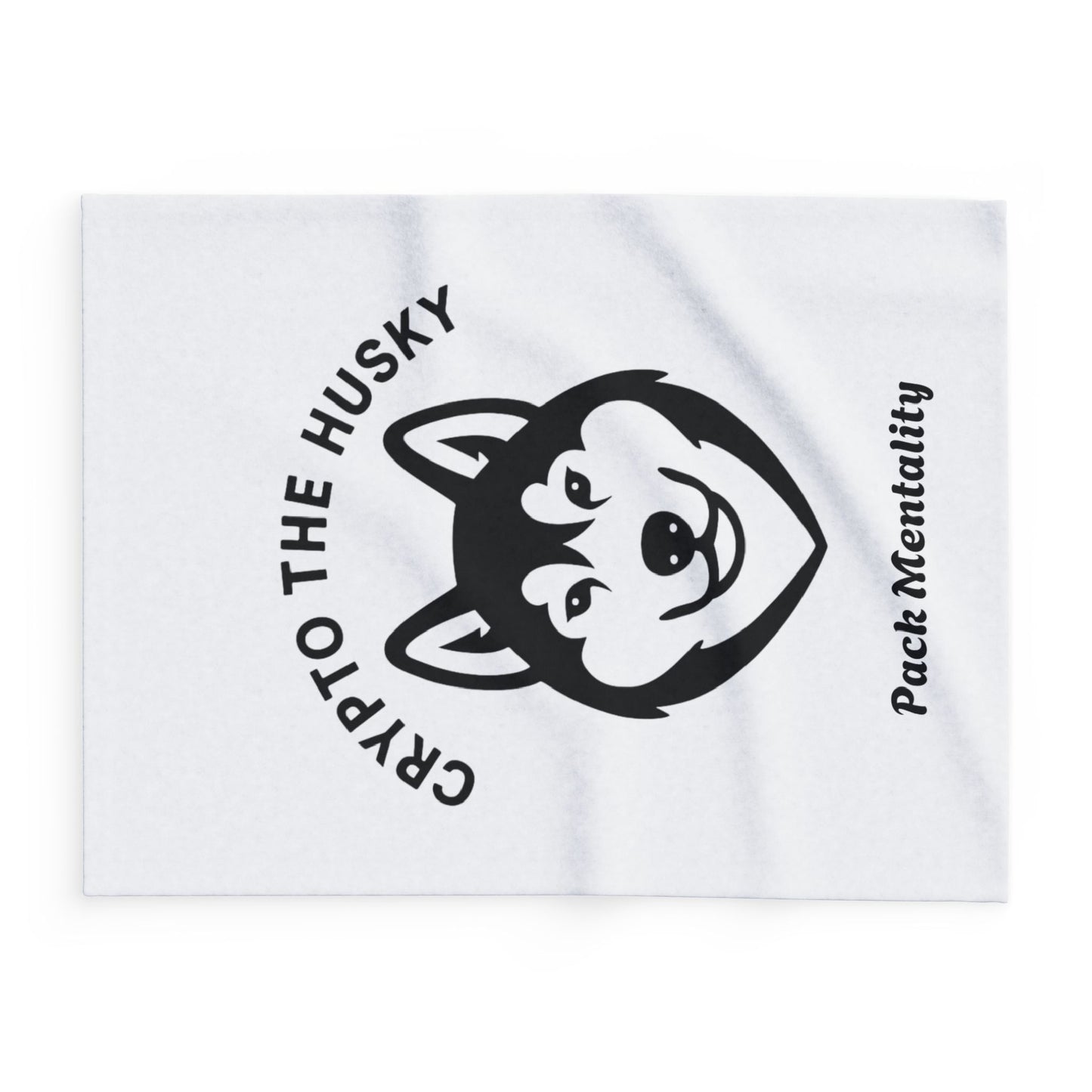 Crypto The Husky Fleece Blanket - Pack Mentality Cozy Throw for Dog Lovers