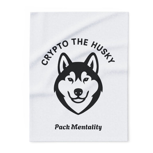 Crypto The Husky Fleece Blanket - Pack Mentality Cozy Throw for Dog Lovers